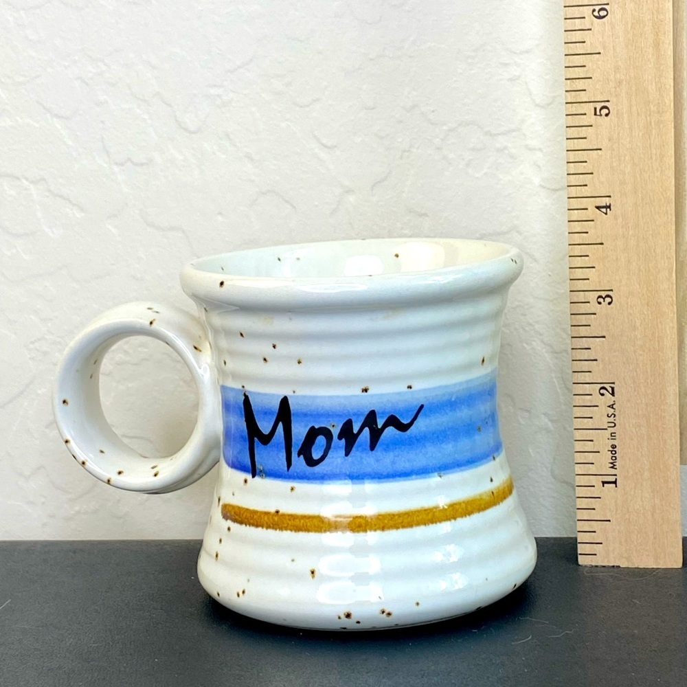 Clay in Mind “Mom” mug hand thrown clay